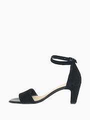 Gabor Unicorn Black Suede Strap Sandals - Image 4 of 5