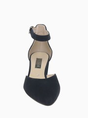 Gabor Blue Gala Atlantik Suede Open Court Shoes - Image 3 of 4