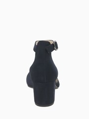Gabor Blue Gala Atlantik Suede Open Court Shoes - Image 4 of 4