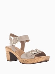Gabor Fantastica Leather Open Toe Sandals - Image 3 of 5