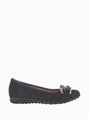 Gabor Sabia Suede Ballerina Shoes - Image 3 of 7