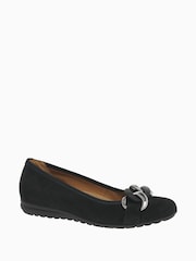 Gabor Sabia Suede Ballerina Shoes - Image 4 of 7