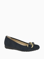 Gabor Sabia Suede Ballerina Shoes - Image 2 of 5