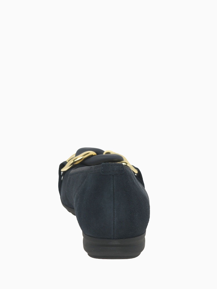 Gabor Sabia Suede Ballerina Shoes - Image 5 of 5