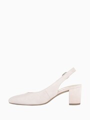 Gabor Nude Helmsdale Suede Slingback Shoes - Image 2 of 5