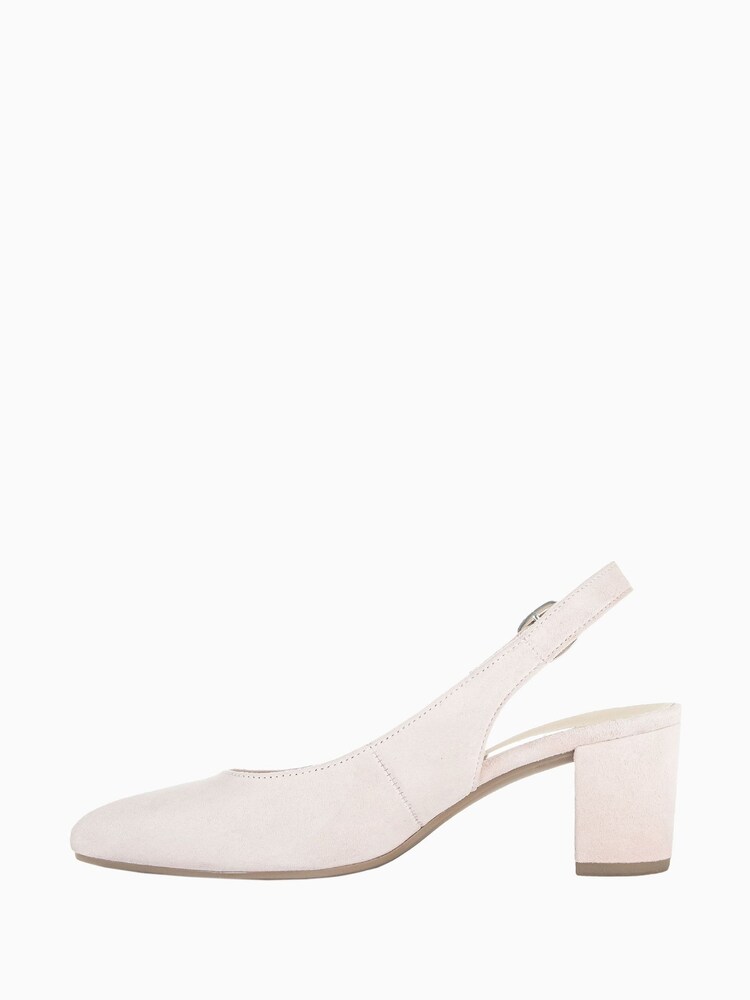 Gabor Nude Helmsdale Suede Slingback Shoes - Image 2 of 5