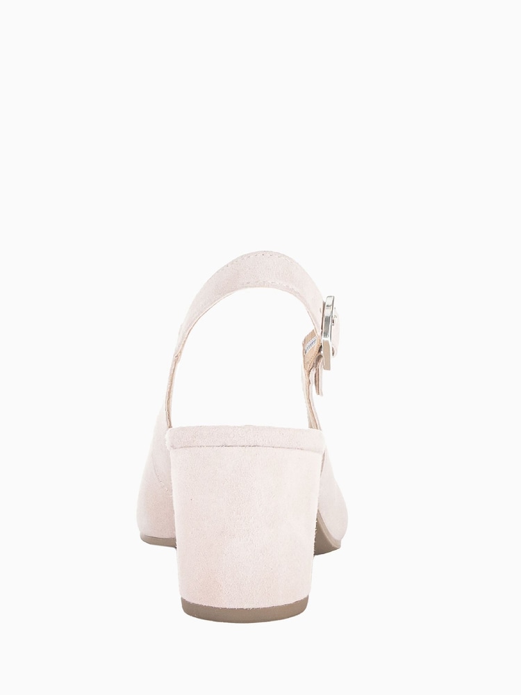 Gabor Nude Helmsdale Suede Slingback Shoes - Image 5 of 5