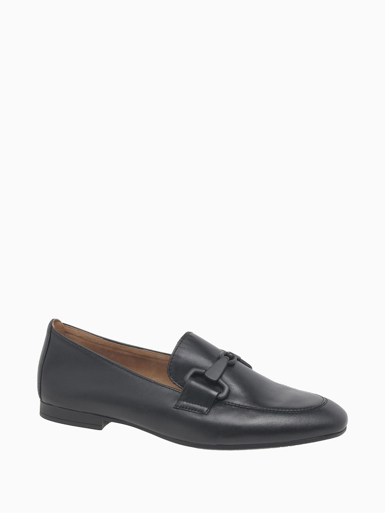 Gabor Jangle Leather Loafer Shoes - Image 3 of 5