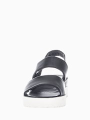 Gabor Gavell Black Leather Open Toe Sandals - Image 5 of 5