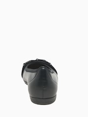 Gabor Raif Black Leather Ballerina Shoes - Image 5 of 5