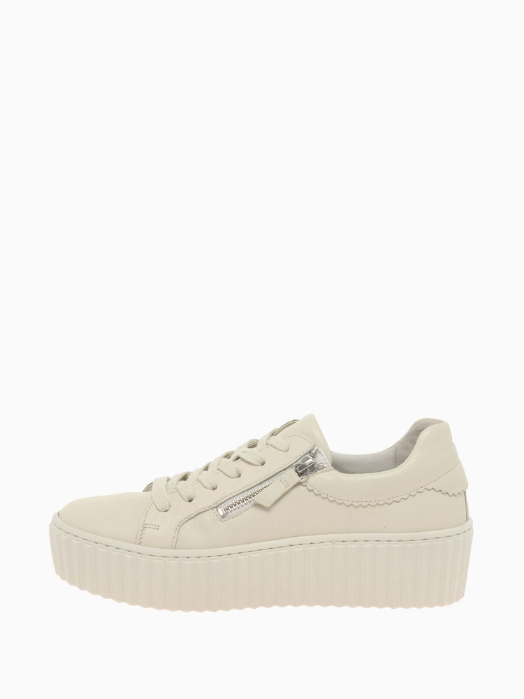 Gabor Dolly Leather Trainers - Image 2 of 5