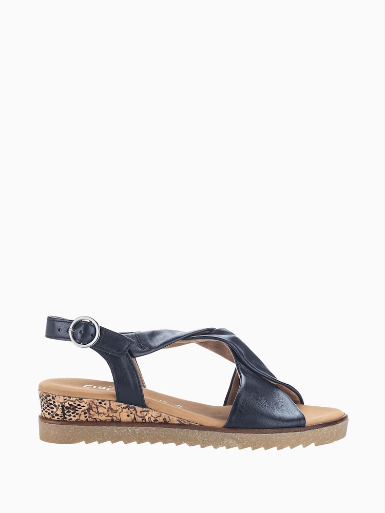 Gabor Rich Leather Sandals - Image 1 of 5