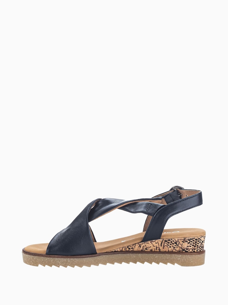 Gabor Rich Leather Sandals - Image 2 of 5 Gabor Rich Leather Sandals - Image 2 of 5