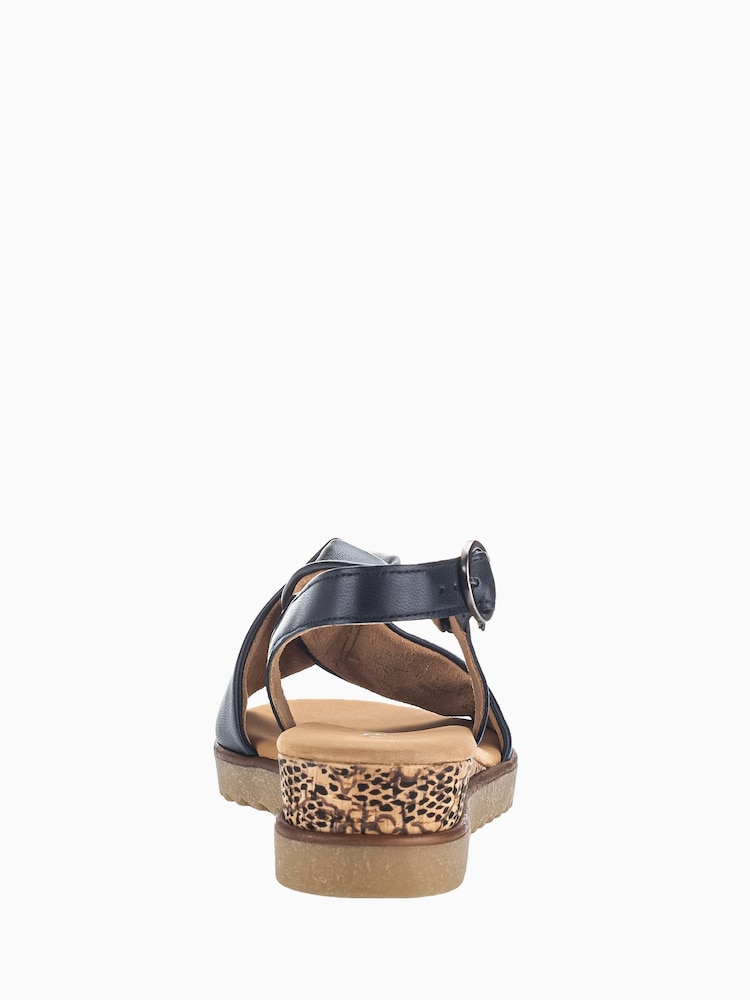 Gabor Rich Leather Sandals - Image 5 of 5