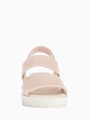 Gabor Pink Gavell Rose Leather Open Toe Sandals - Image 4 of 5