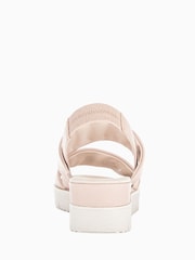 Gabor Pink Gavell Rose Leather Open Toe Sandals - Image 5 of 5