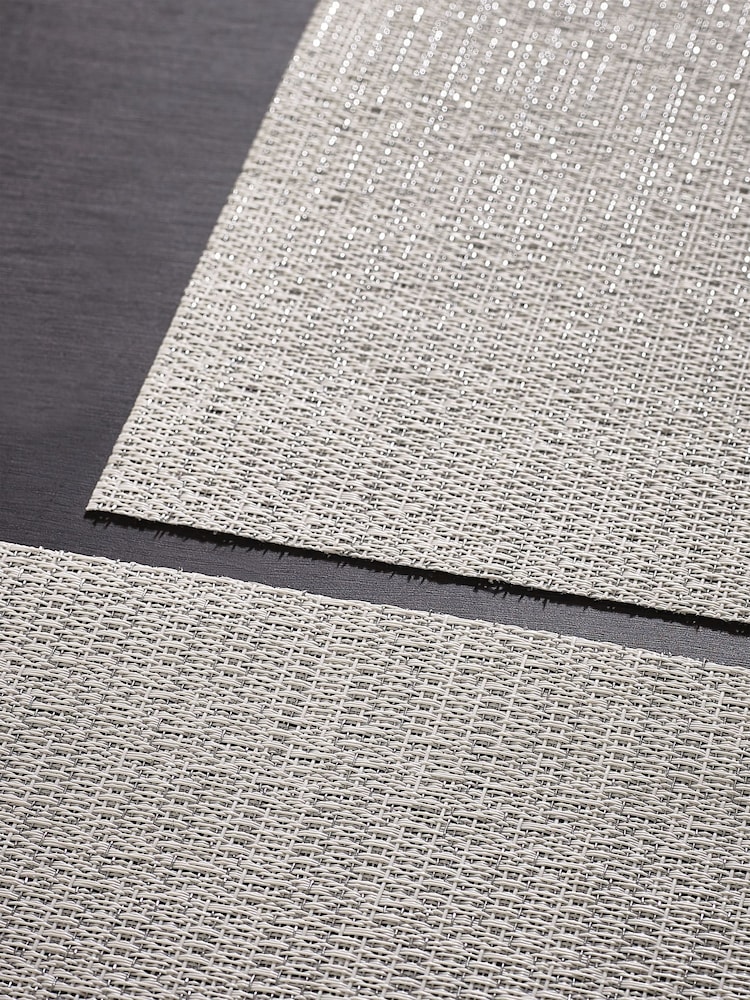 Silver Metallic PVC Placemats - Image 2 of 4