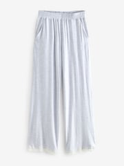 Laura Ashley Grey Modal Lace Trim Cami Pyjama Set - Image 8 of 8