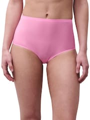 Chantelle Pink Soft Stretch High Waisted Seamless One Size Briefs - Image 1 of 3