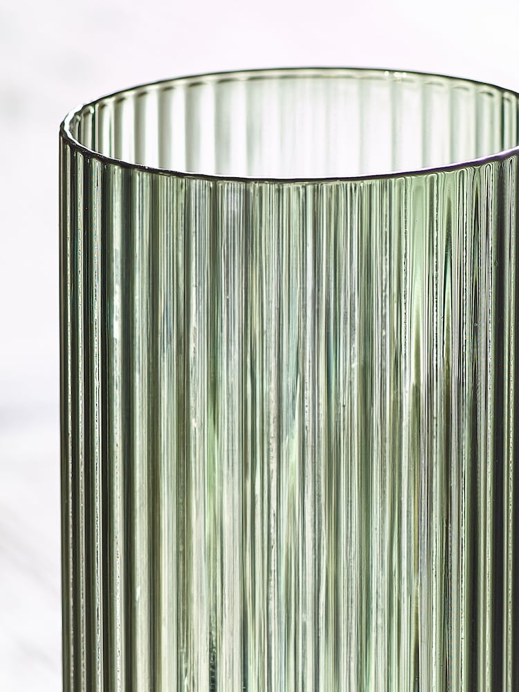 Green Hollis Set of 4 Tall Tumbler Glasses - Image 3 of 4