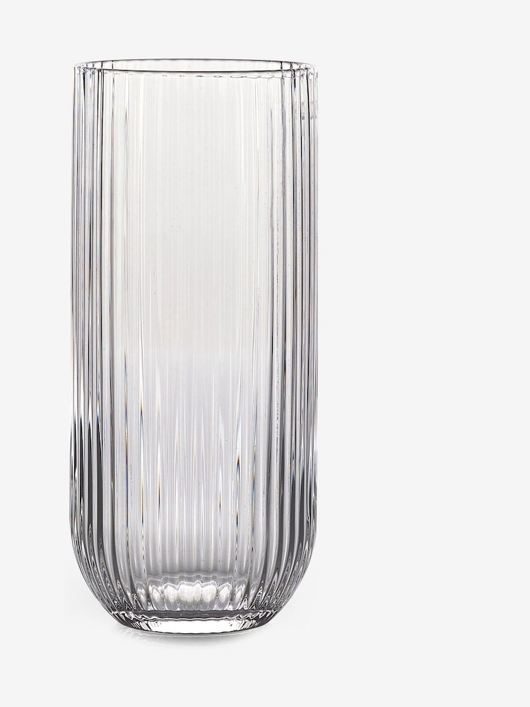Clear Hollis Set of 4 Tall Tumbler Glasses - Image 4 of 4