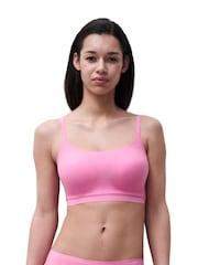 Chantelle Pink Soft Stretch Seamless Padded Bralette Bra - Image 1 of 5