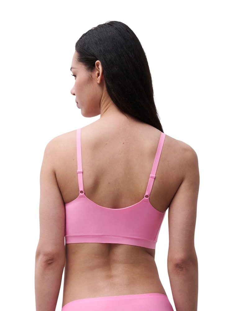Chantelle Pink Soft Stretch Seamless Padded Bralette Bra - Image 2 of 5