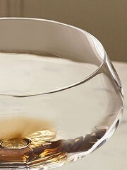 Set of 2 Natural Smoked Kya Champagne Saucers - Image 4 of 5