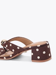 Carvela Brown Sorano Polka  Sandals - Image 2 of 4