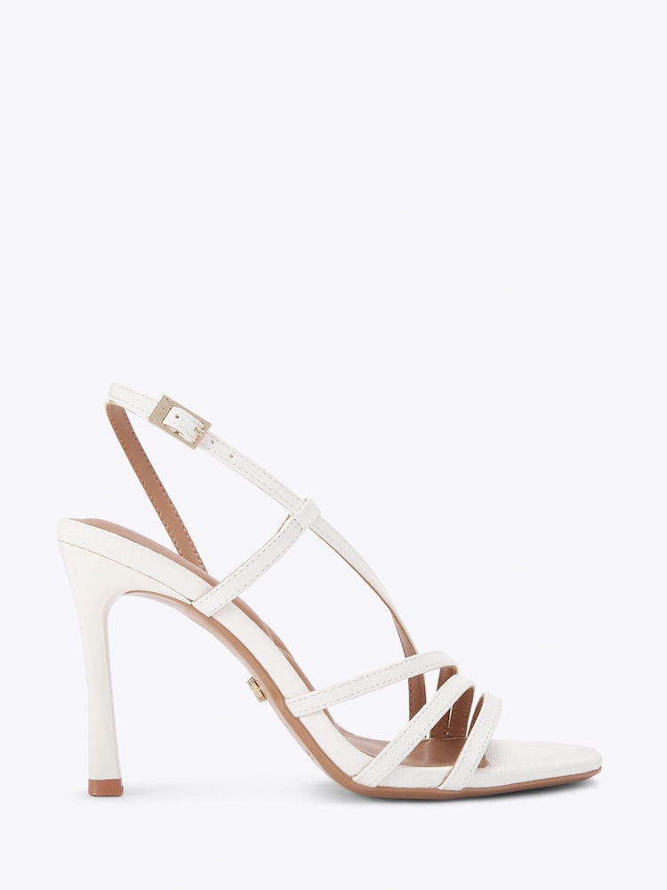 Carvela White Paparazza Heel Sandals - Image 1 of 4