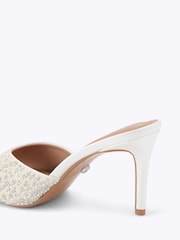 Carvela White Silvia Mule Sandals - Image 3 of 4