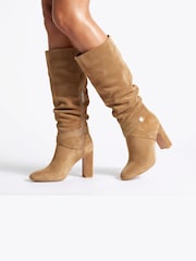 Carvela Brown Jackpot Slouch Knee Boots - Image 1 of 5