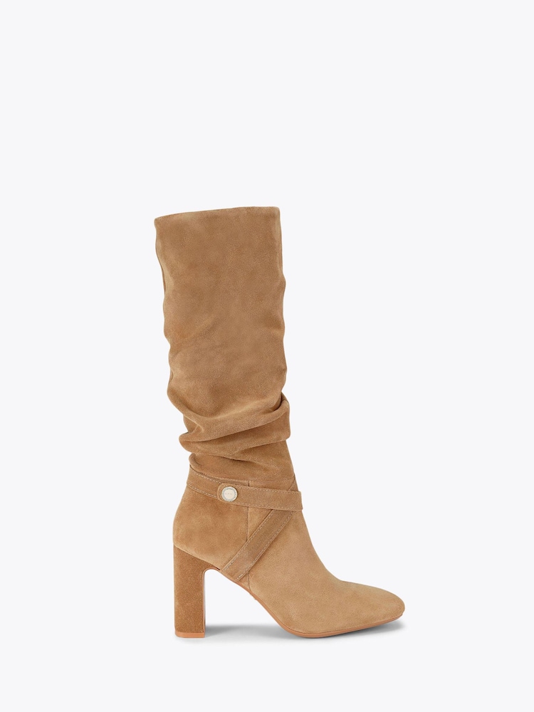 Carvela Brown Jackpot Slouch Knee Boots - Image 2 of 5