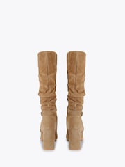 Carvela Brown Jackpot Slouch Knee Boots - Image 3 of 5