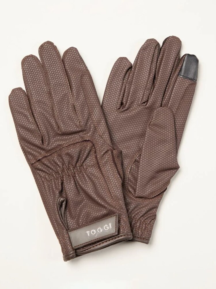 Toggi Brown Stoneleigh Riding Gloves - Image 1 of 1