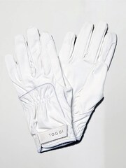 Toggi White Stoneleigh Riding Gloves - Image 1 of 1
