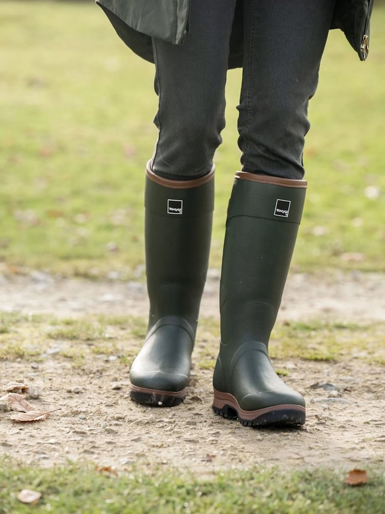 Toggi Green Barnesdale Wellington Boots - Image 1 of 6