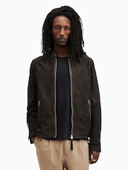 AllSaints Grey Cora Jacket - Image 1 of 7