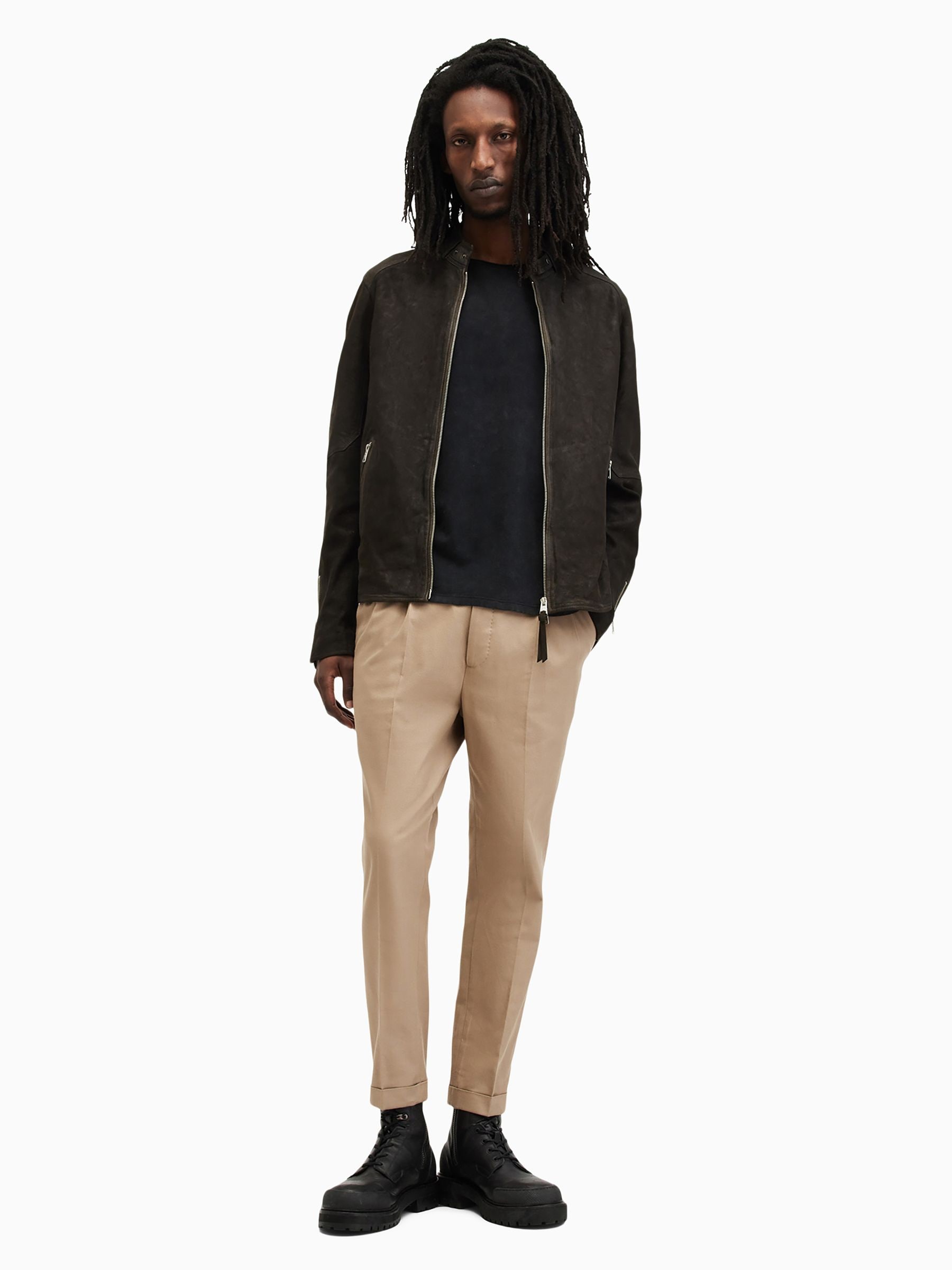 ジャケット・アウター ALLSAINTS Cora Suede Bomber Jacket M ALLSAINTS Cora Suede Bomber Jacket | endource