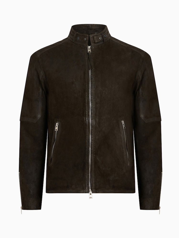AllSaints Grey Cora Jacket - Image 7 of 7