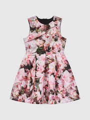 Reiss Emily Geblümtes Scuba-Kleid - Bild 2 von 6