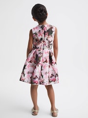 Reiss Emily Geblümtes Scuba-Kleid - Bild 5 von 6