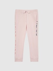 Reiss Soft Pink Maria Junior Sequin Joggers - Image 2 of 6