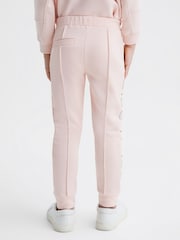 Reiss Soft Pink Maria Junior Sequin Joggers - Image 5 of 6