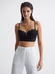 Reiss Millie Lace Nilkkapituiset housut Korsetti - Kuva 1 / 7