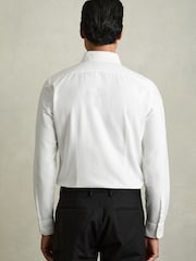 Reiss White Greenwich Soft Wash Button Down Oxford Shirt - Image 4 of 6