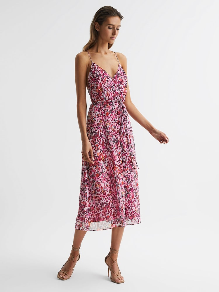 Reiss Pippa Geblümtes Midikleid - Bild 6 von 6 Reiss Pippa Geblümtes Midikleid - Bild 6 von 6