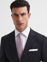 Reiss Black Hope Modern Fit Travel Blazer - Image 4 of 7
