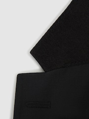 Reiss Black Hope Modern Fit Travel Blazer - Image 7 of 7