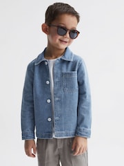 Reiss Light Blue Colorado 4-9 yrs Denim Jacket - Image 1 of 7